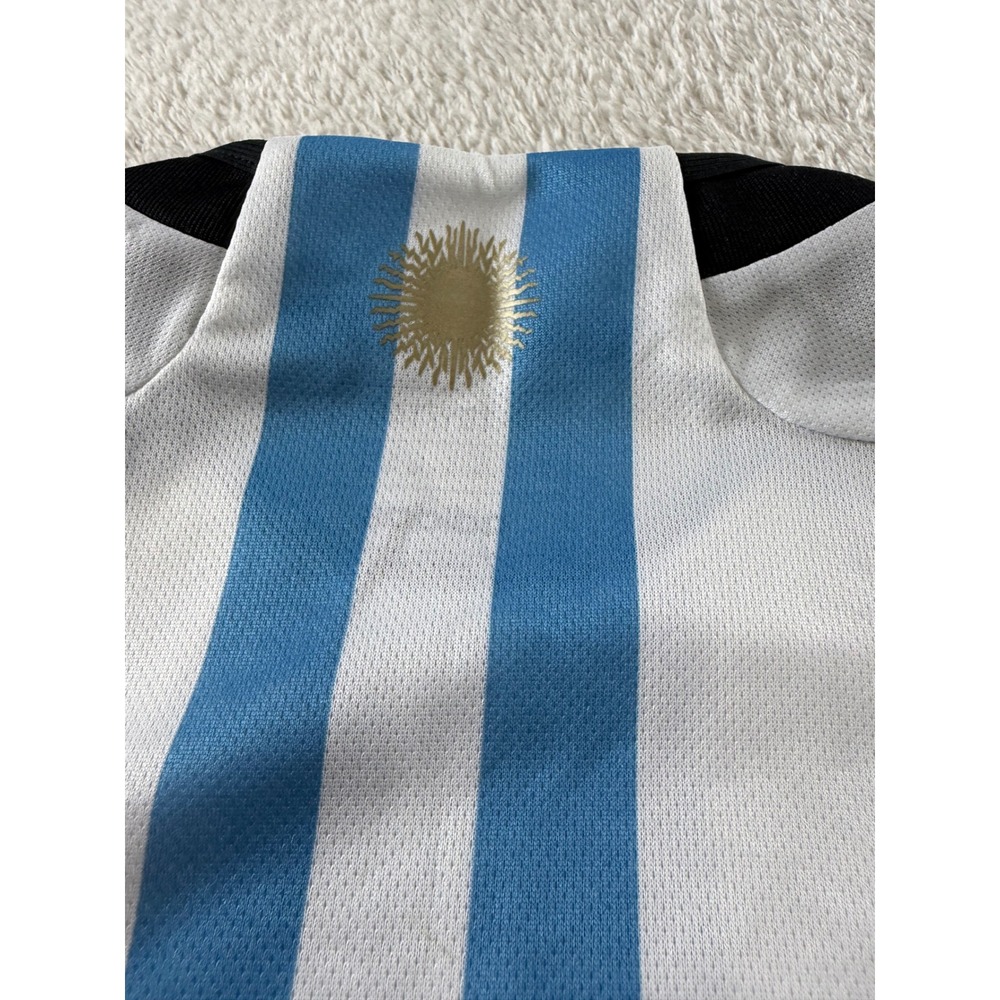 Adidas Argentina Kids Jersey Light Blue White AFA Soccer Shirt HF1488 Size 9-10Y - Picture 15 of 16